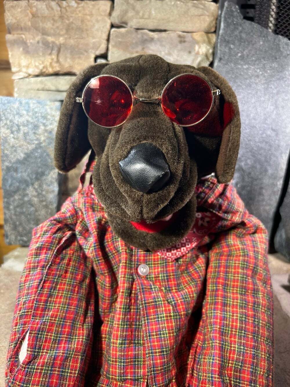 Vintage Sunny & Co Puppet Cool Hound Dog Ventriloquist 2000's Y2K Tall 25” READ